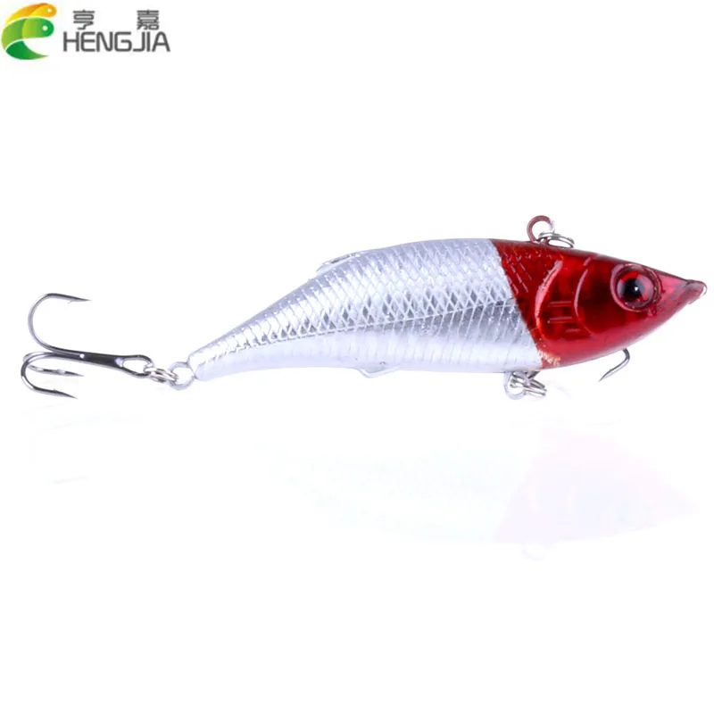 1 ШТ. 7.5 СМ 10 Г 6 # крючки купание игры vib рыболовные приманки bass пайк карп воблер