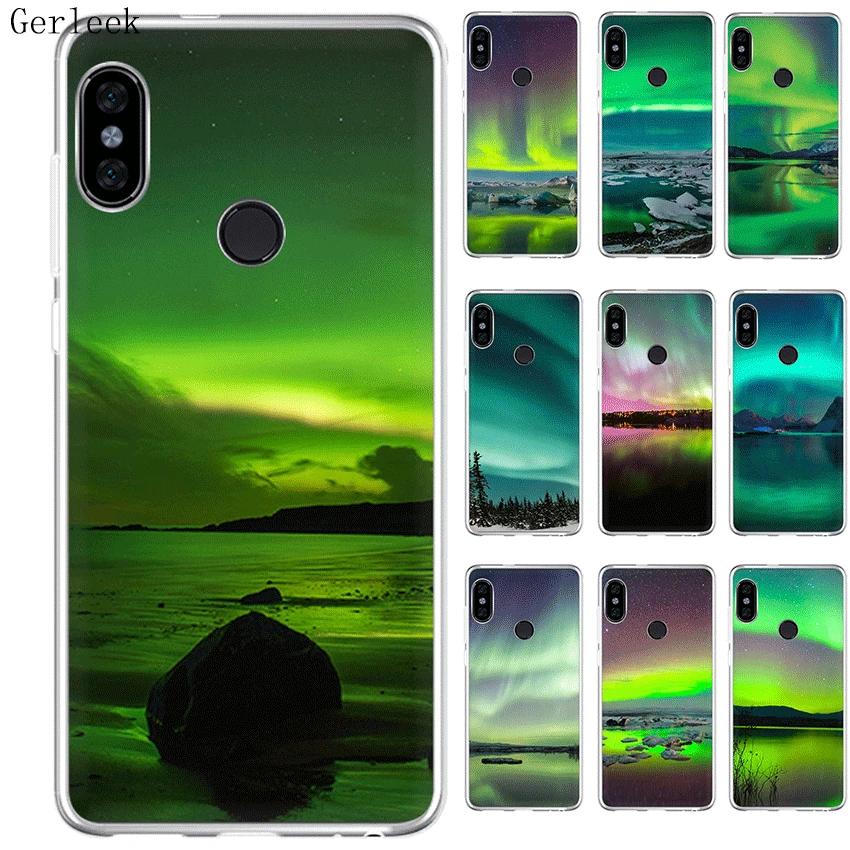 Чехол Desxz Green Iceland для Xiaomi Redmi Note 6 7 3 Pro 4 4X5 5A|Чехлы-накладки| |