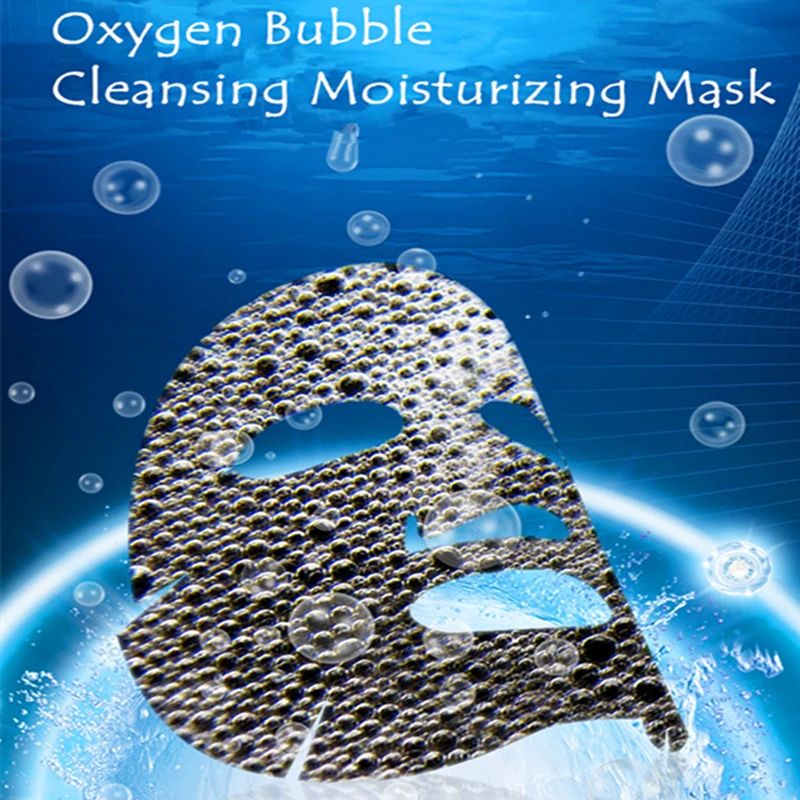Детокс кислородный пузырьковый лист маска KoreanCleansing маска для удаления грязи черных точек увлажняющая бамбуковая угольная черная маска для лица Wh