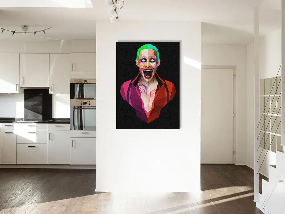 The Joker poster Wall Art Canvas For Teens Living Room Home Bedroom Study Dorm room Apartment Art Decoration Prints