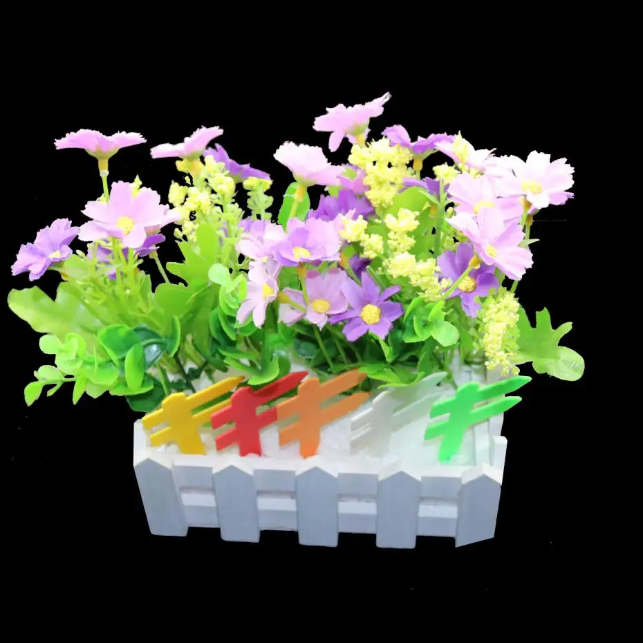 20pcs Plastic Labels Tray Seedlings Flower Plant Vegetation Botanical Garden Direction Sign Signs Marking Tool Plant Tag