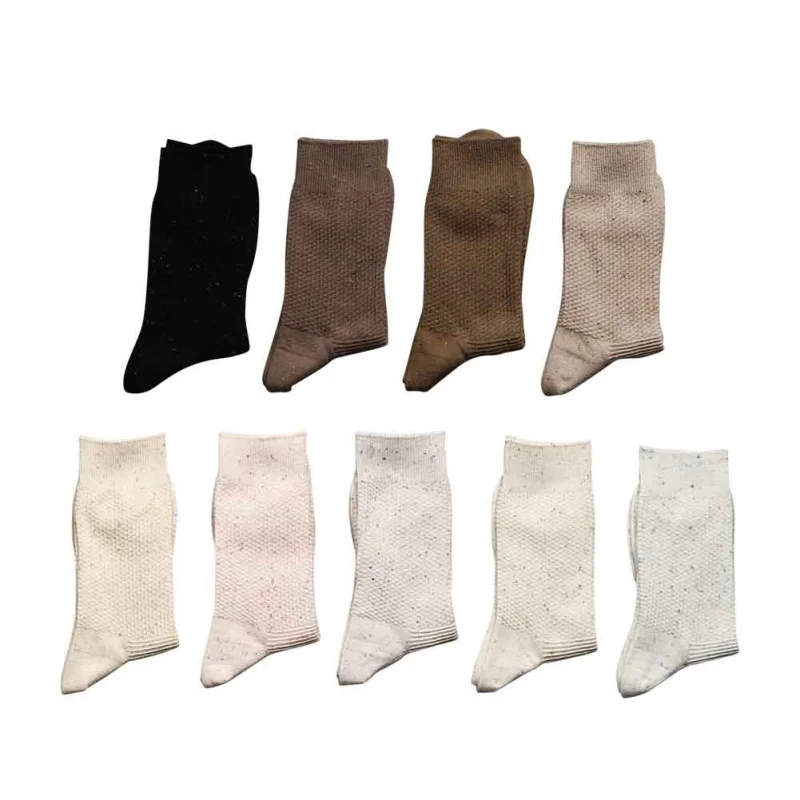 Высокое качество осень-зима мужские черные Бизнес хлопковые носки для Для мужчин белый Повседневное гольфы