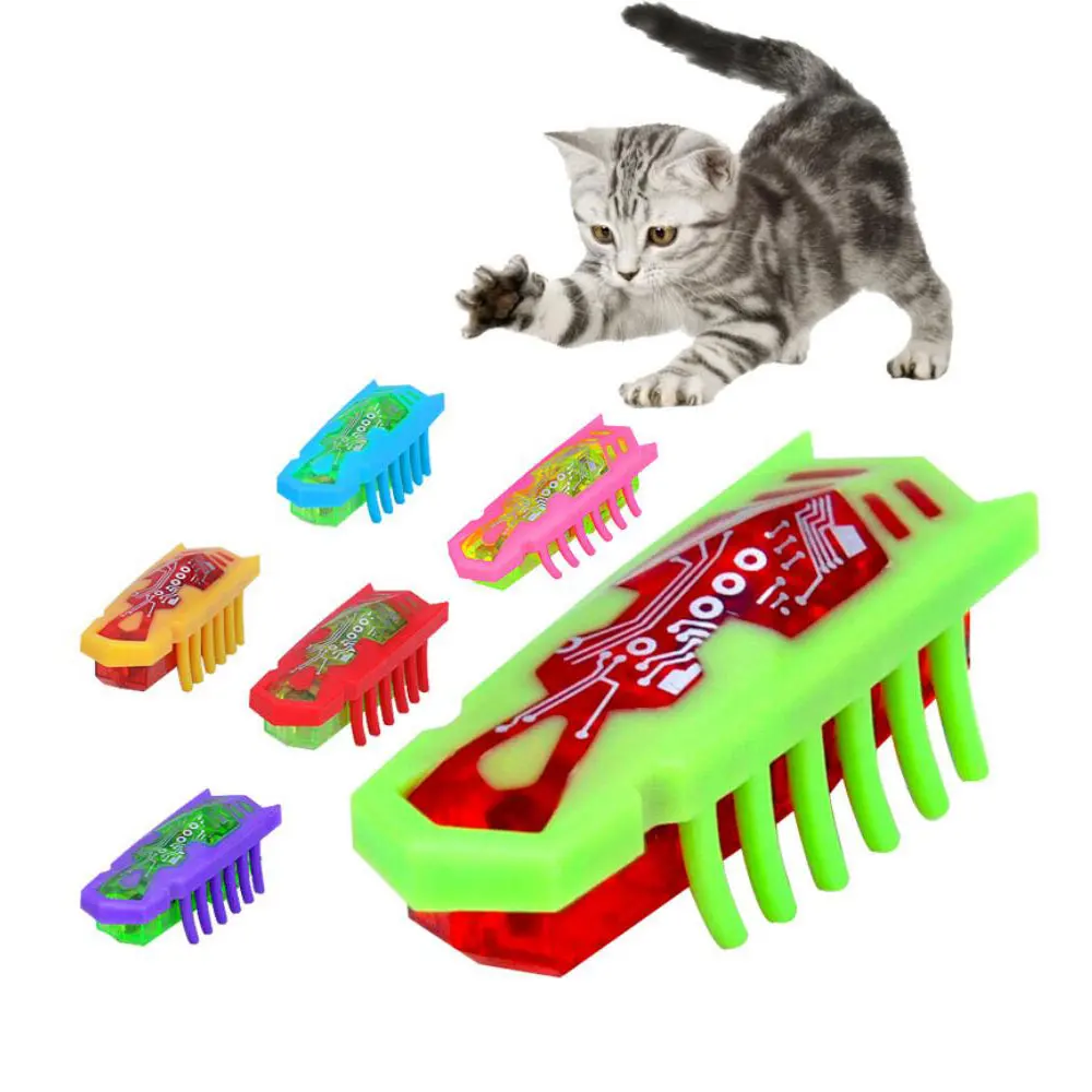 2pcs Electronic Mouse Cat Toy Cute Cat Interactive Running Toy Battery Powered Pet Toys Supplies