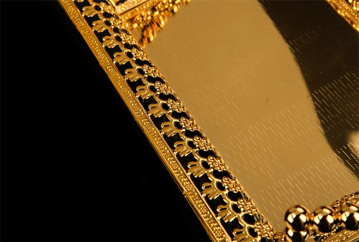 Luxury Serving Trays gold siliver  (8)