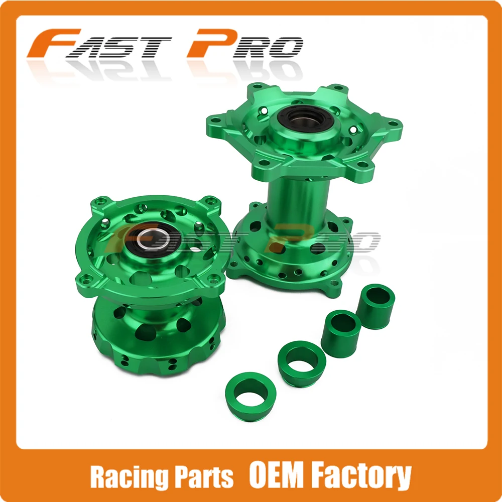 

Motorcycle Front Rear Complete Billet CNC Wheel Hubs For KAWASAKI KX125 KX250 2006-2008 KX250F KX450F KX 125 250 250F 450F F
