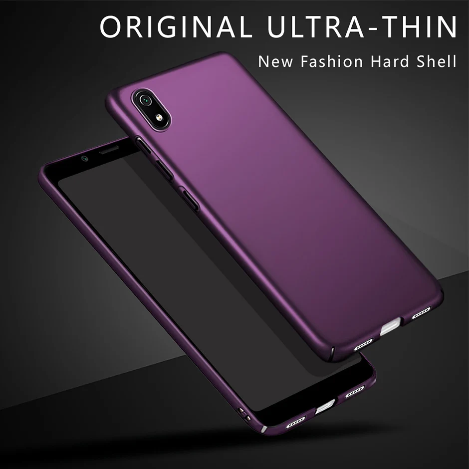 For Xiaomi Redmi 7A Case Luxury Matte Hard PC Phone Case Bumper on For Xiaomi Redmi 7A 7 A Back Cover For Xiaomi Redmi 7A Fundas