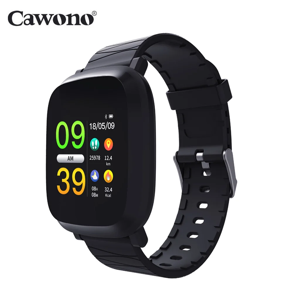 

Cawono M30 Smart Watch Bluetooth Heart Rate Monitor Fitness Tracker Blood Pressure Sport Smart Wristband for Android iOS Huawei