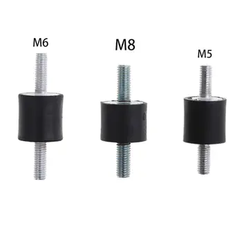 

M5/M6/M8 Rubber Mount Double Male Thread Absorber Anti Vibration Silentblock Boat Car Bobbin Shock Absorber Tools