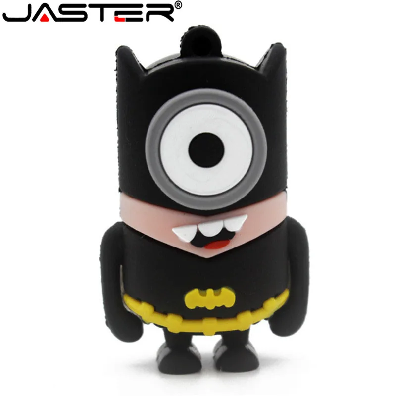 JASTER мультфильм маленький желтый человек Супермен Usb флэш-накопитель 4 ГБ 8 ГБ флэш-накопитель Usb 16 ГБ 32 ГБ Usb 2,0 U диск Memory Stick U