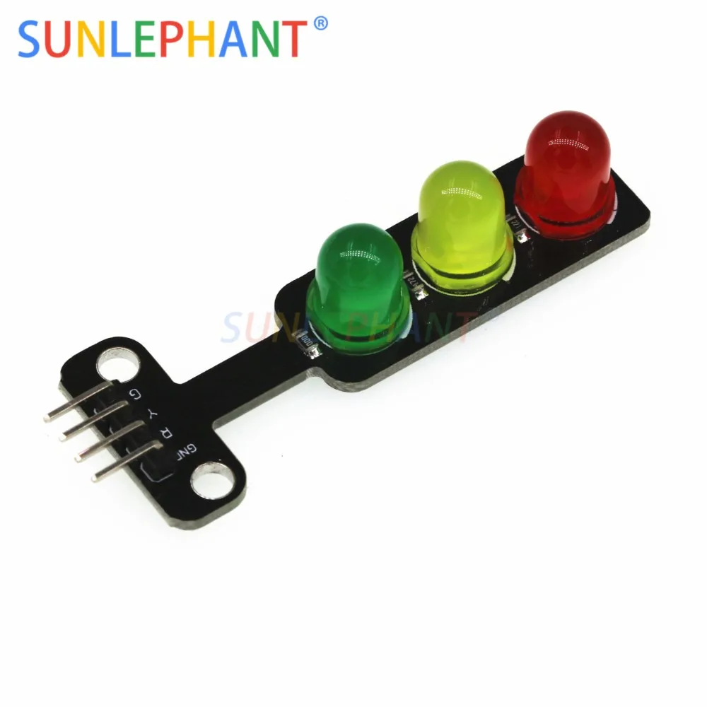 

Mini 5V Traffic Light LED Display Module for Mini-Traffic digital signal output Traffic light module for Arduno System Model