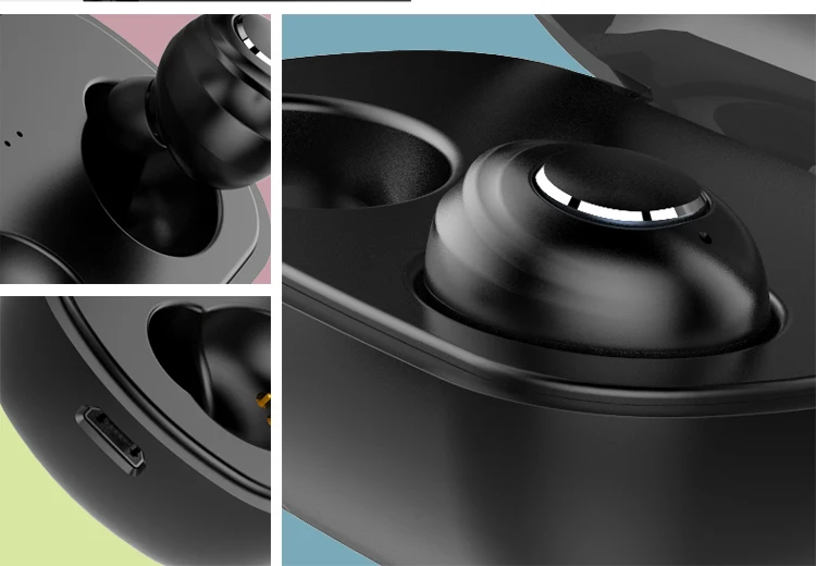 Wireless Bluetooth Earphone HiFi Bass Mini Bluetooth Earbuds with Charging Box Earphones Mic For Phone PK X2T (15)