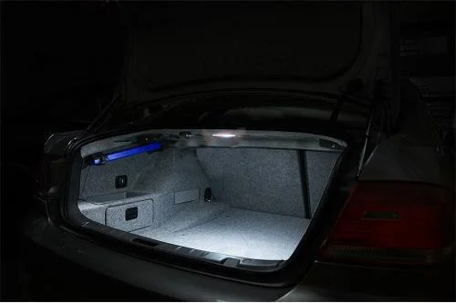 BMW e60 подсветка салона