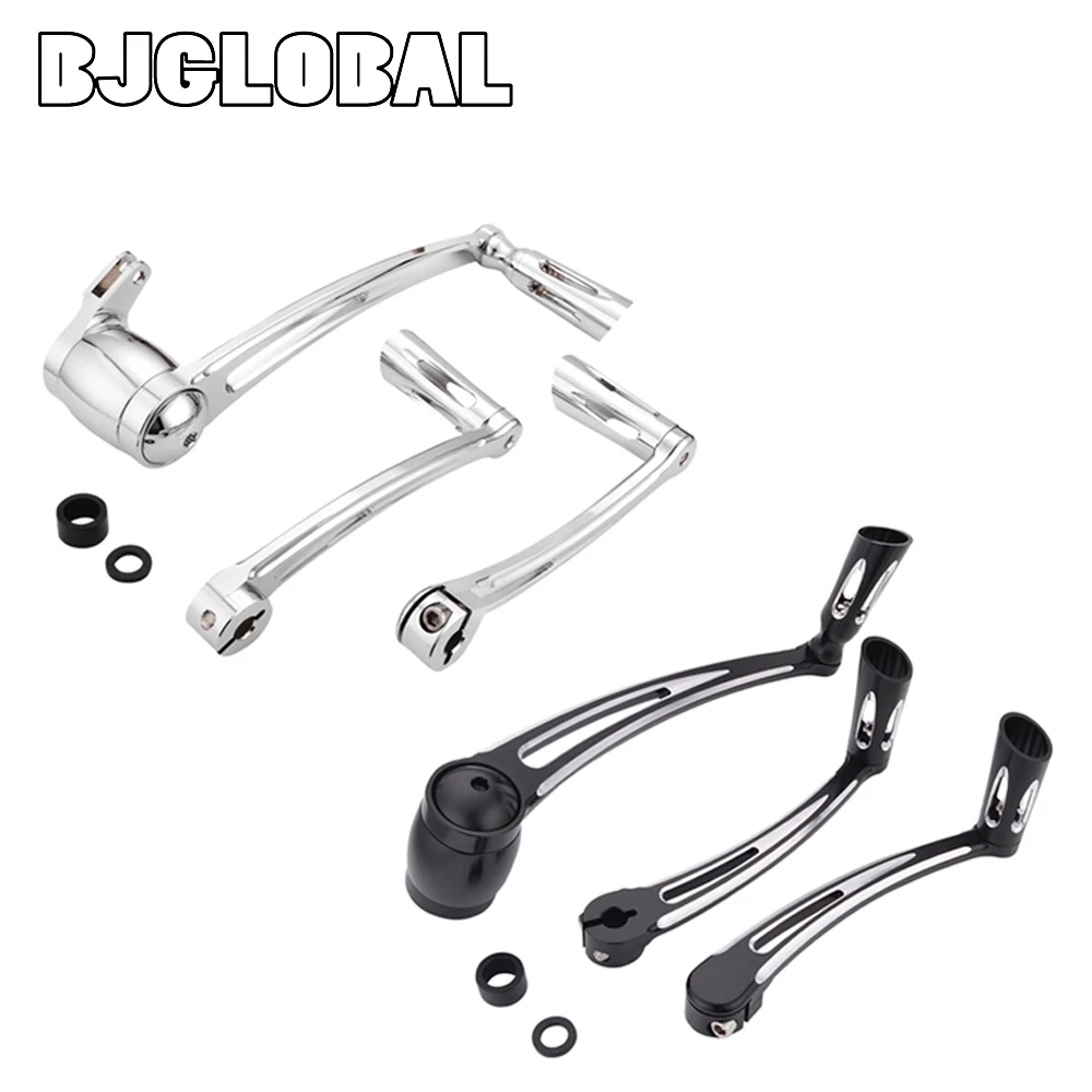 

BJGLOBAL CNC Heel Toe Shift Lever Brake Arm Kit Shift Lever Shifter Pegs For Harley Touring 08-13 Street Glide,Road King Glide