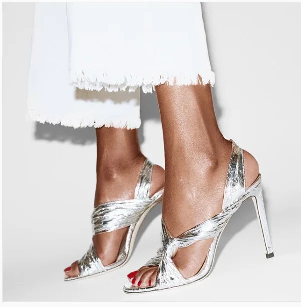 

Summer Women Sandals Brand High Heels Rome Sandalias Sexy Women Pumps Comfort Women Shoes Elastic Band Party Women Heels Female