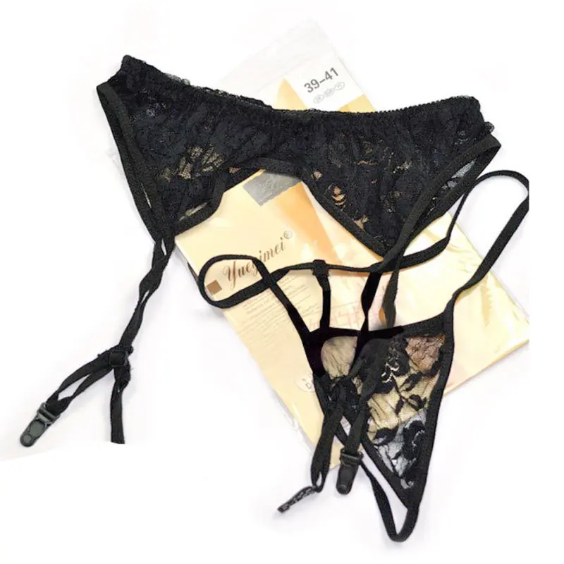 Sexy Lace Lingerie Underwear Fashion Sexy Lingerie Corset Women Underwear Pajamas Women Ladies G-string Stockings Set