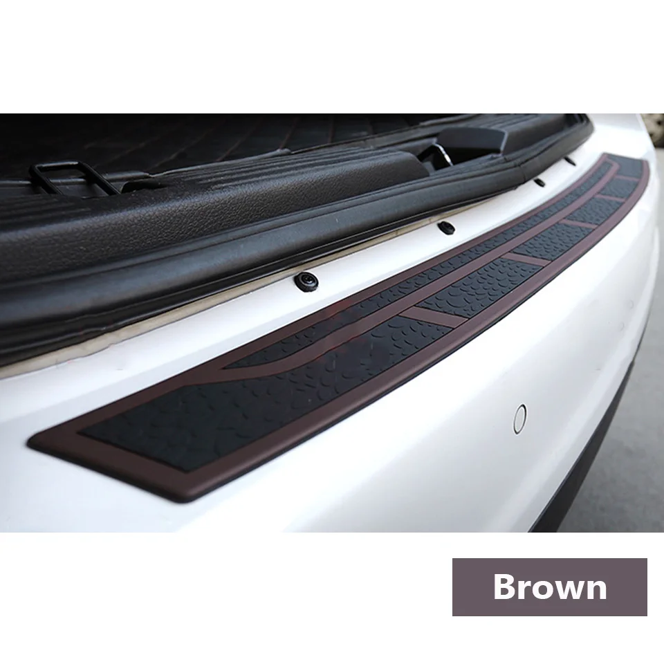 NWIEV 1x наклейки для автомобиля для peugeot 307 206 407 Citroen C4 C5 Honda Civic Accord CRV Lada аксессуары для заднего бампера багажника - Название цвета: brown