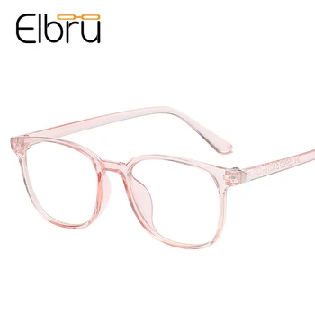 

Elbru Optical Spectacle Glasses Frame Men Anti Blue Ray Light Ultralight Square Myopia Prescription Eyeglasses Women Male 2019