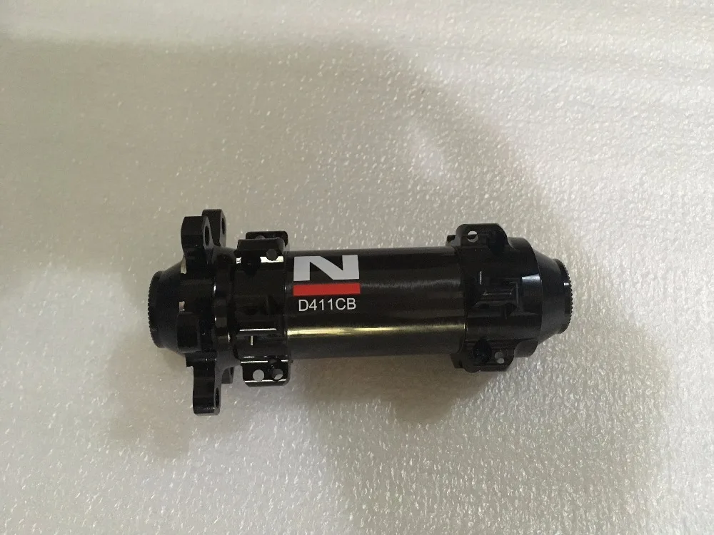 

24H 28H LIGHTEST NOVATEC CARBON COATING ROAD DISC BICYCLE FRONT HUB D411CB, BLACK, QR or THRU AXLE 12MM/15MM Version