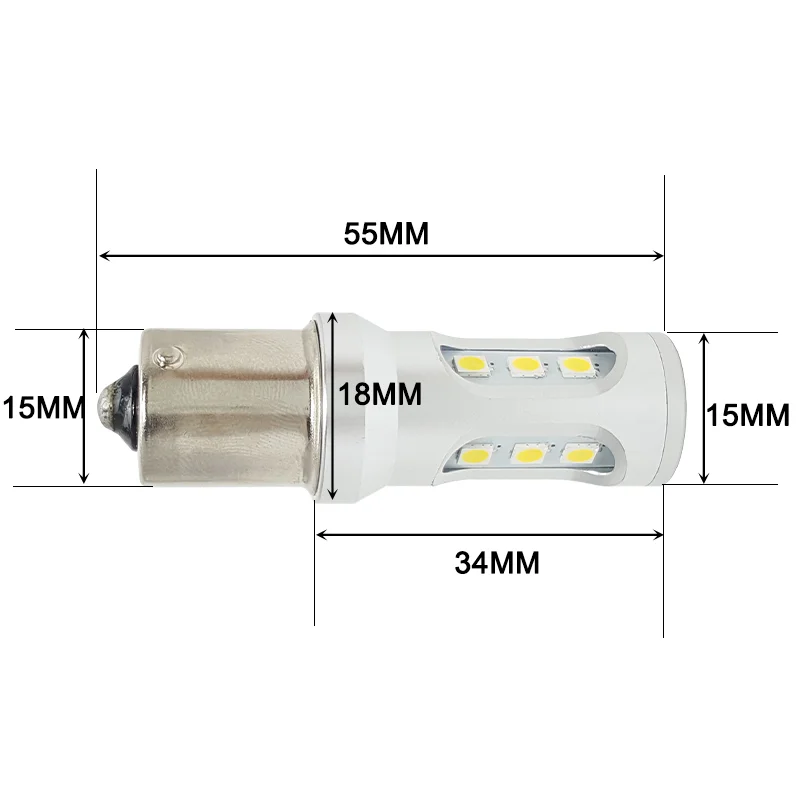 Cnsunnylight автомобилей светодиодные лампы canbus T15 W16W T20 7440 7443 1156 S25 1157 T25 3156 3157 5202 H16 PY24W ошибка Бесплатный обратный освещения