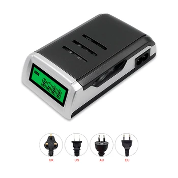 

MP Promotion Charger Universal 4 Slots LCD Display Smart Intelligent Battery Charger for AA / AAA NiCD NiMH Rechargeable Battery