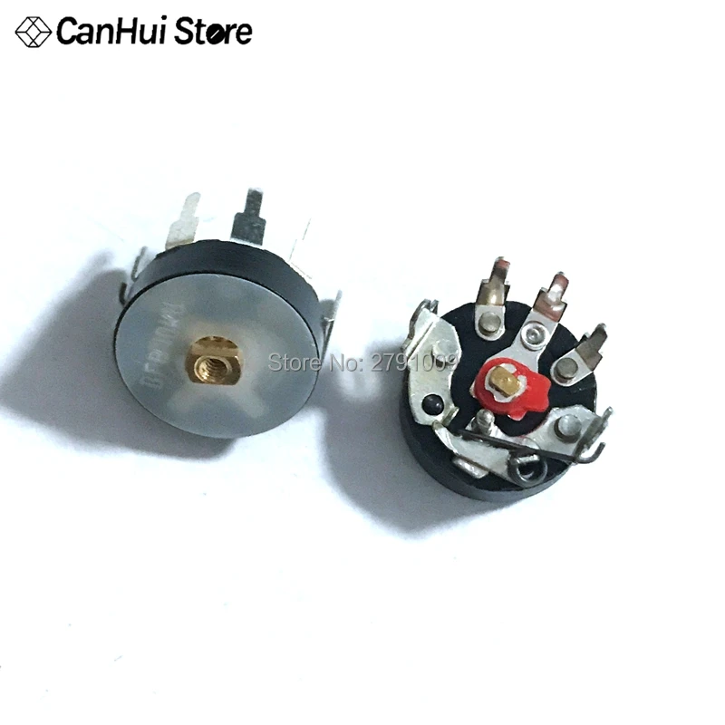 

10PCS/LOT Radio Potentiometer RV12MM B503 B103 B10K B50K Power Amplifier Volume Potentiometer With Switch Corner Pin RV12 Power