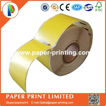 

100 Rolls Dymo 99012 Yellow Label 36mm x 89mm, 260 Label/Roll Compatible for LabelWriter 450Turbo Printer