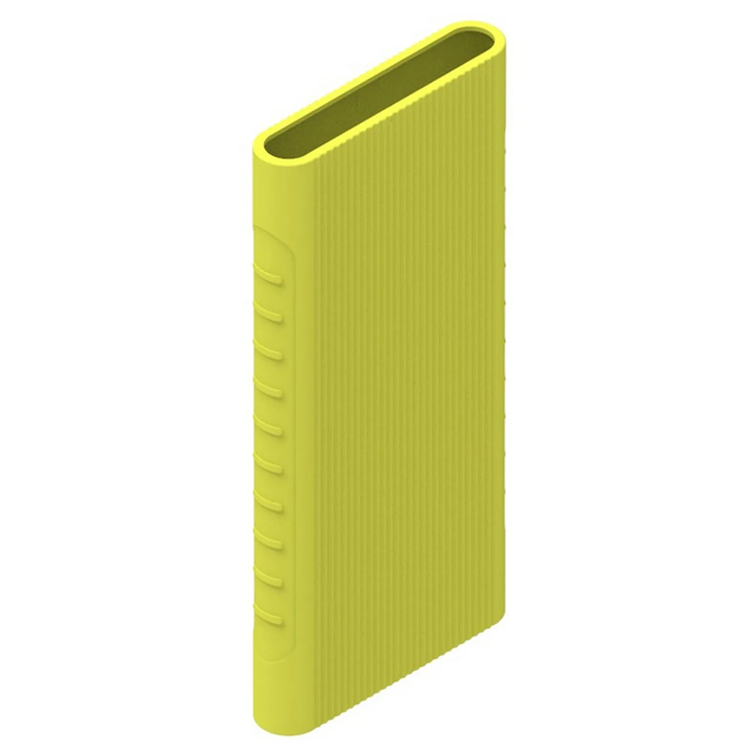 Модный нескользящий мягкий силиконовый защитный чехол для, Xiaomi Mi внешний аккумулятор 3, 10000 мА/ч, внешний аккумулятор - Цвет: Green