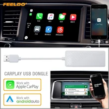 FEELDO USB DONGLE работает с Apple iOS CarPlay Android авто для автомобиля Android Система головное устройство навигационный плеер# MX5926