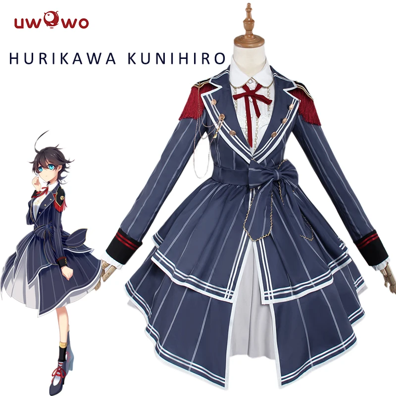 UWOWO Horikawa Kunihiro Косплей Touken Ranbu онлайн костюм цельное платье косплей для женщин