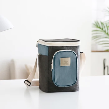 

new lunch bag fashion nylon thermal insulated bag Large capacity Casual thermo food picnic bag Long-lasting insulation