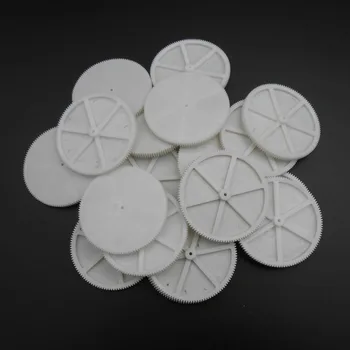 

20PCS/LOT 0.5M 120T 2A Plastic Spur Gear 0.5 Modulus T=120 Aperture: 2mm 1.95MM Tight Fitting 120 Teeth 7mmX60.5mm Gears *FD869