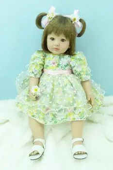 

The cute vinyl silicone reborn baby dolls accompany handmade lifelike princess toddler doll kid limited christmas new year gifts