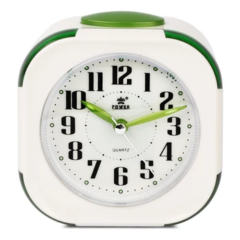 

Night Light Alarm Clock Quartz Snooze Movement Digital Clock Luminous Silent Desktop Table Clock Non Ticking Bedside Alarm Clock