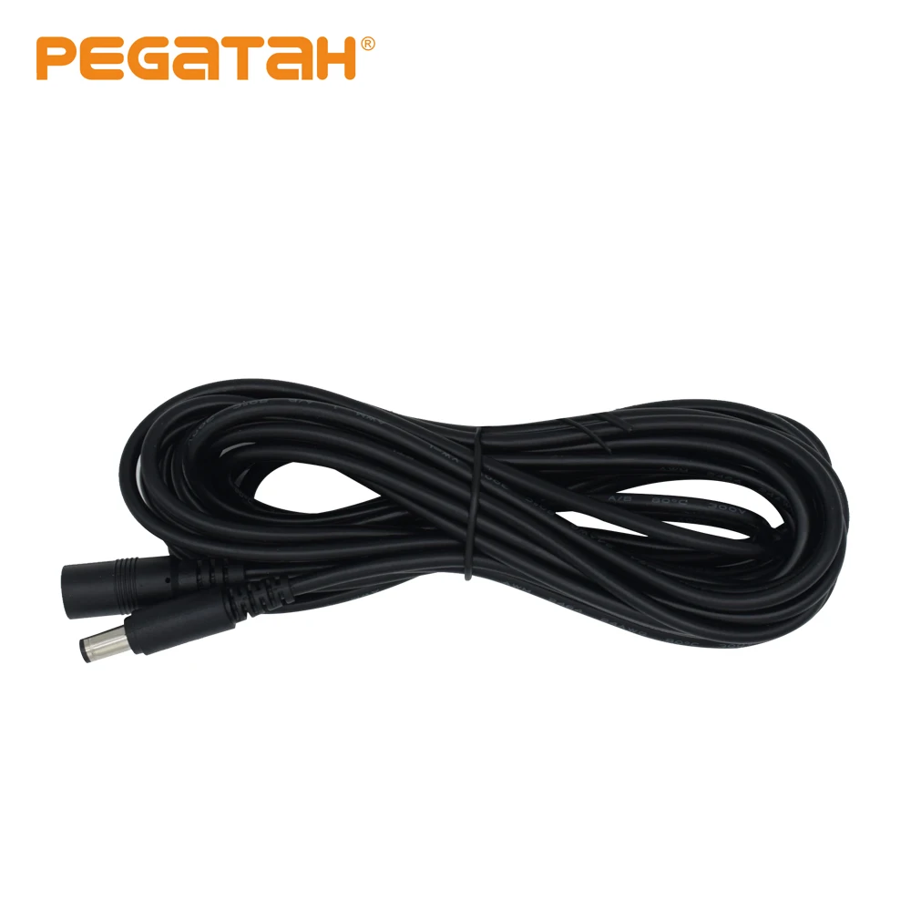 

New DC12V Power Extension Cable 2.5*6mm Connector Male To Female For 5m 10m 15mr With WIFI IP camera Security Power cable