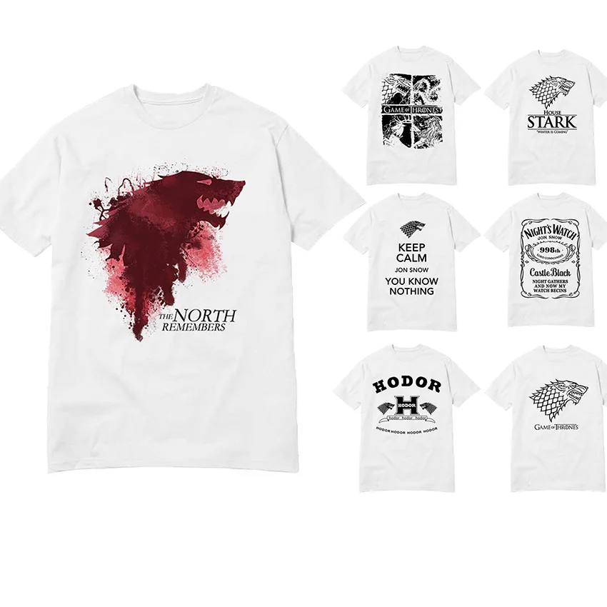 Game of Thrones-Stark-T-shirt Homme