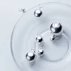 925 argent Sterling boule ronde cloche breloques (pas de sonnerie) 5-24mm brillant ornement pendentifs bricolage cadeau collier fabrication de bijoux résultats ► Photo 3/4