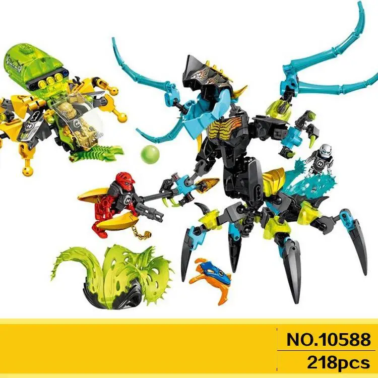 

10588 Hero Factory 6 Star Soldier Bulk Drill Machine Crystal Beast Vs Bulk/ Breez Flea Building Block Bricks Toys