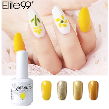 

Elite99 4pieces/lot Nail Gel Polish Gorgeous Color 15ml Gel Varnish Soak Off Vernis Semi Permanent UV Gel Nail Polish Nails Art