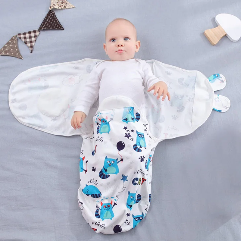 Детская пеленка для новорожденных хлопок спальный мешок одеяла спальный мешок мягкий шарф