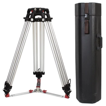 

Aluminum Taller Tripod Legs Pan 150mm Bowl Professional Camera Tripod Stand Load 188kg for OConnor 2560 2575D Fluid Head