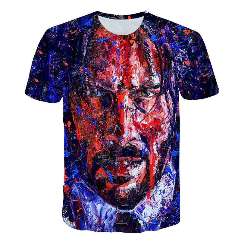 5 17 футболка John Wick the Boogie Man Movie 3d принт Wick: Chapter 3 Parabellum с круглым вырезом|Футболки| |