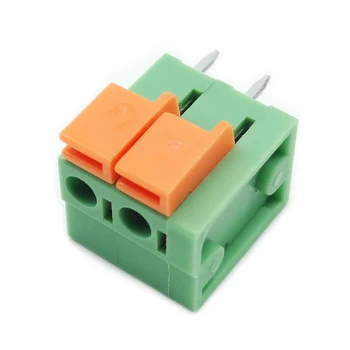 

30pcs 142V-5.08mm PCB Spring Terminal Block 0.2" Pitch Wire Terminal Connector Vertical 250V10A CE Rohs UL 2P 3P Can be spliced