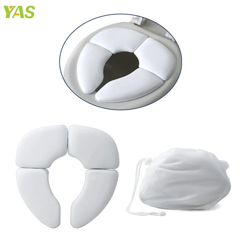 Soft Portable Folding Child Baby Toilet Seat Soft Potty Chair Pad Cushion Training #046 2