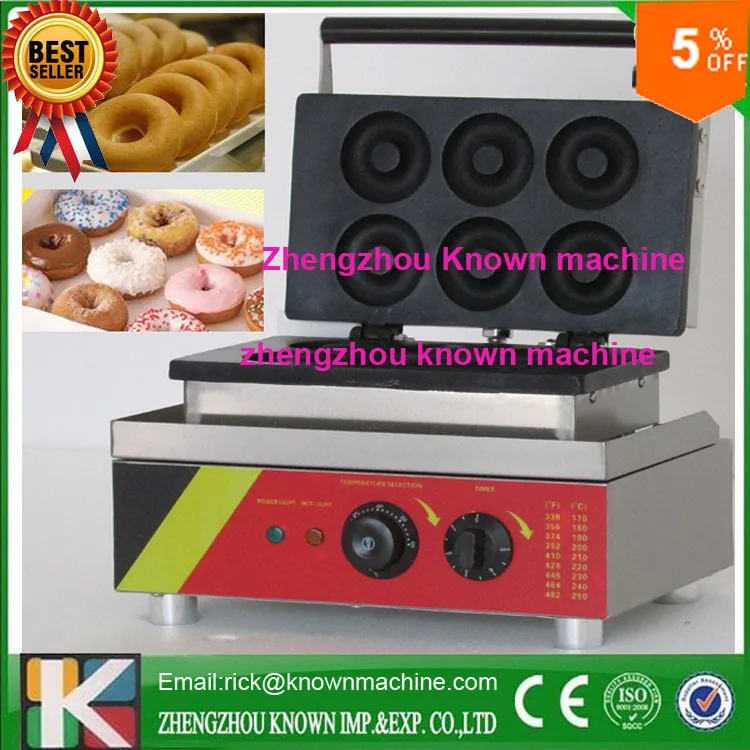 

6 pcs/time automatic mini donut machine/ electric mini donut machine for small business