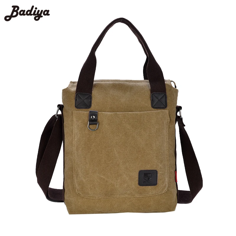 

Retro Daily Messenger Bag Shoulder Practical Men's Canvas Totes Bolsos Mobile Phone Case Notebook Male Bag Casual Crossbody Bag