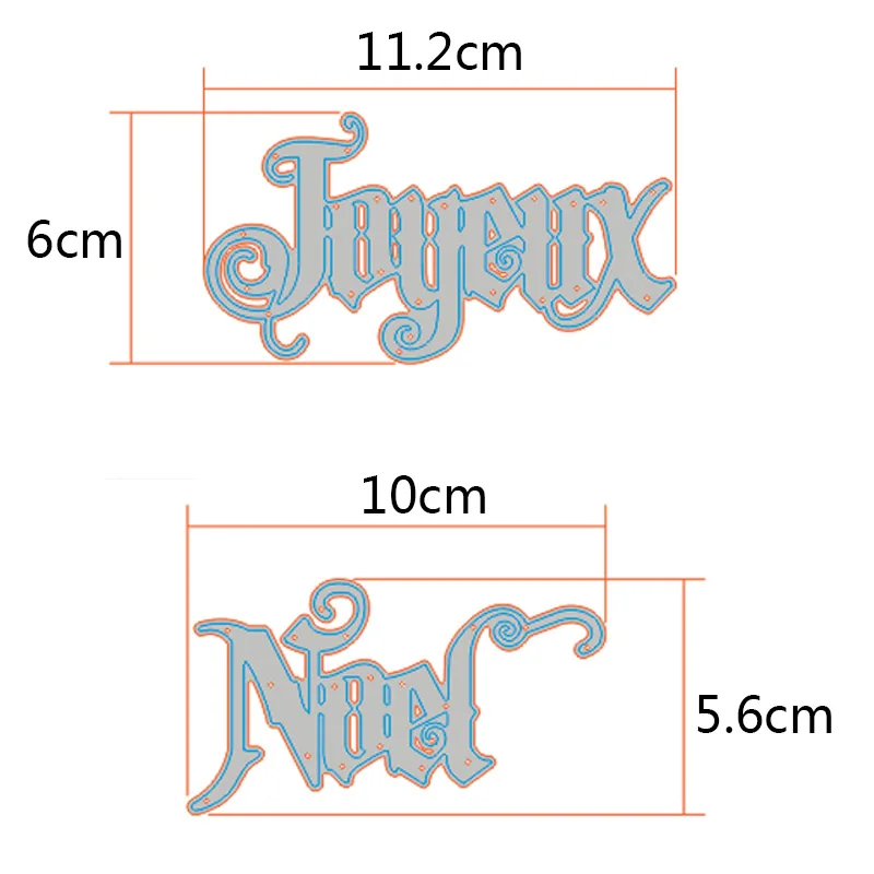 Французские слова штампы рождественские металлические резки штампы алфавита штампы для рукоделия для скрапбукинга изготовление бумажных карточек - Цвет: merry christmas