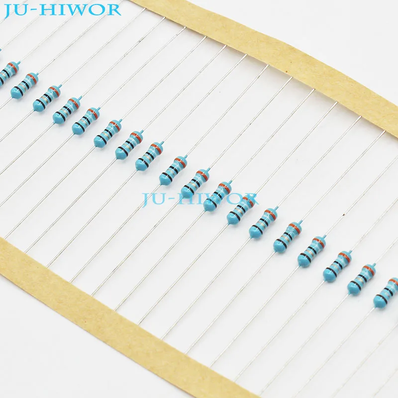 

(1000pcs/lot) 39 43 47 51 56 ohm ohms 1/4W Watt 0.25W 1% Metal Film Resistor Resistors