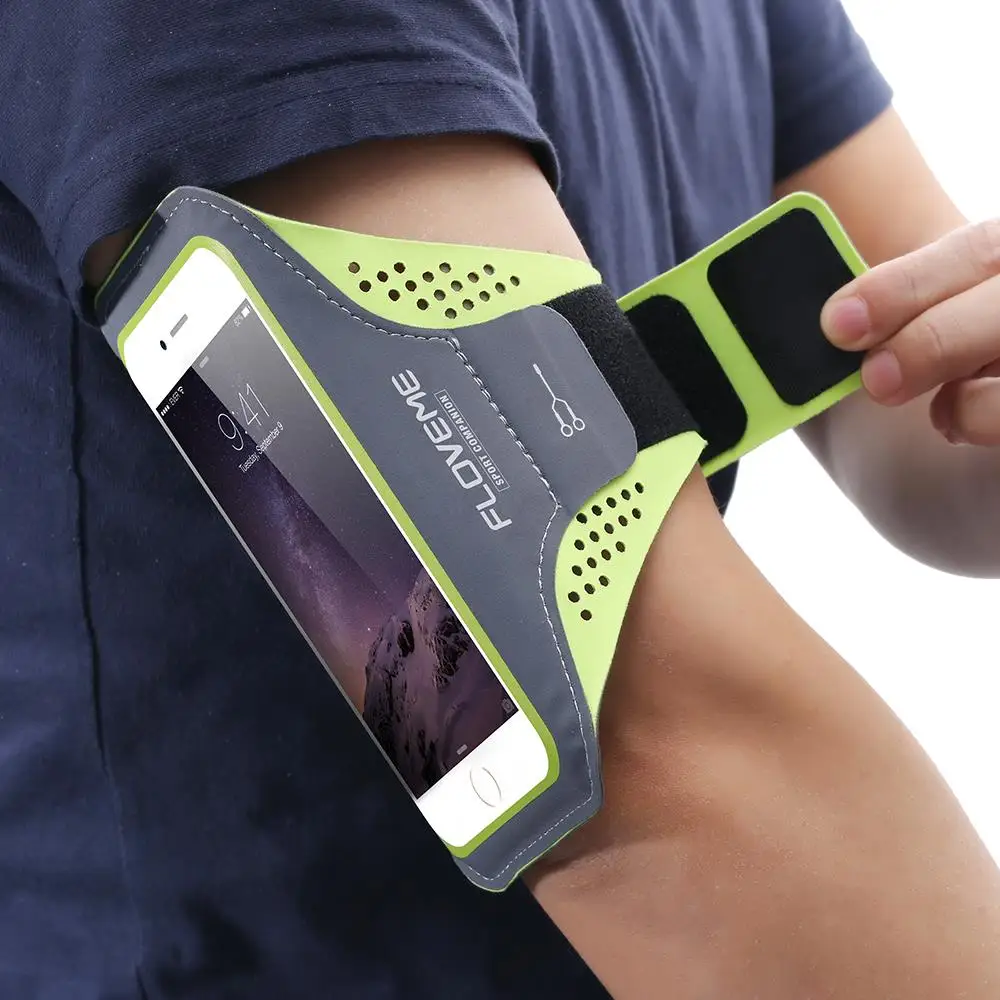 Floveme Водонепроницаемый Спорт повязку чехол для Samsung Galaxy S8 S7 S6 Edge S5 универсальный для ниже 5.5 дюймов moblie телефоны touch тренажерный зал чехол для телефона на руку чехол на руку спортивный чехол