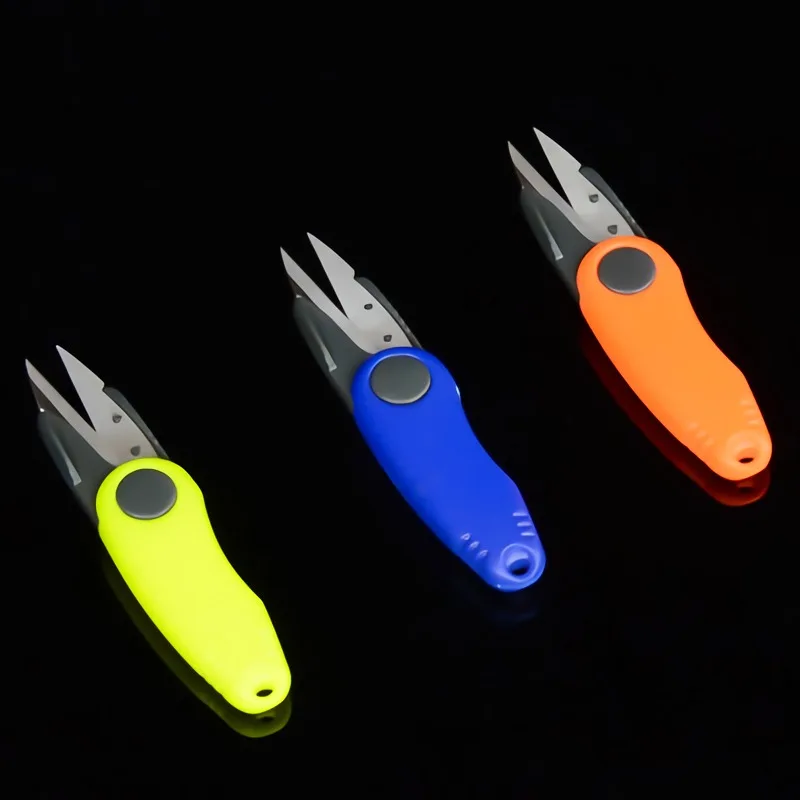 

Fisher Stainless Steel Fish Line Use Scissors Accessories Folding Fishing Line Cuter Clipper Fishing Scissor Tackle Portable