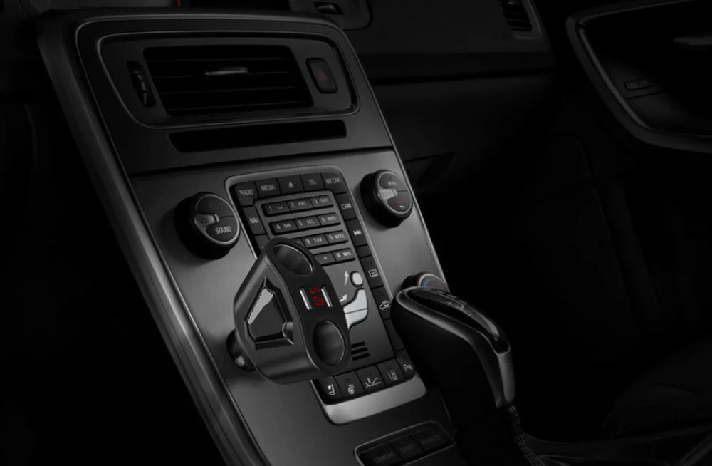 Автомобильное зарядное устройство CARPRIE высокое качество черное двойное USB 2